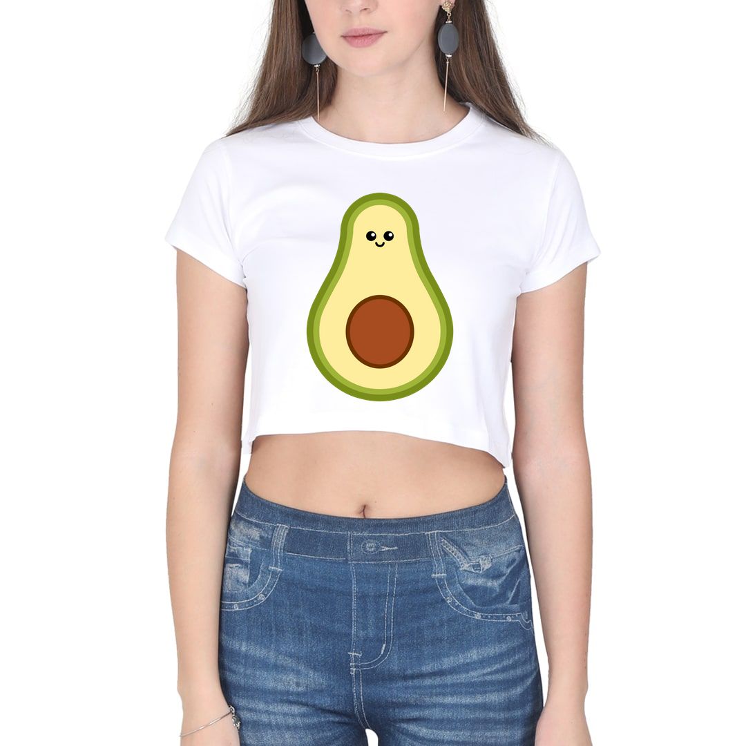 Avocado Couple Women S Crop Top Swag Swami