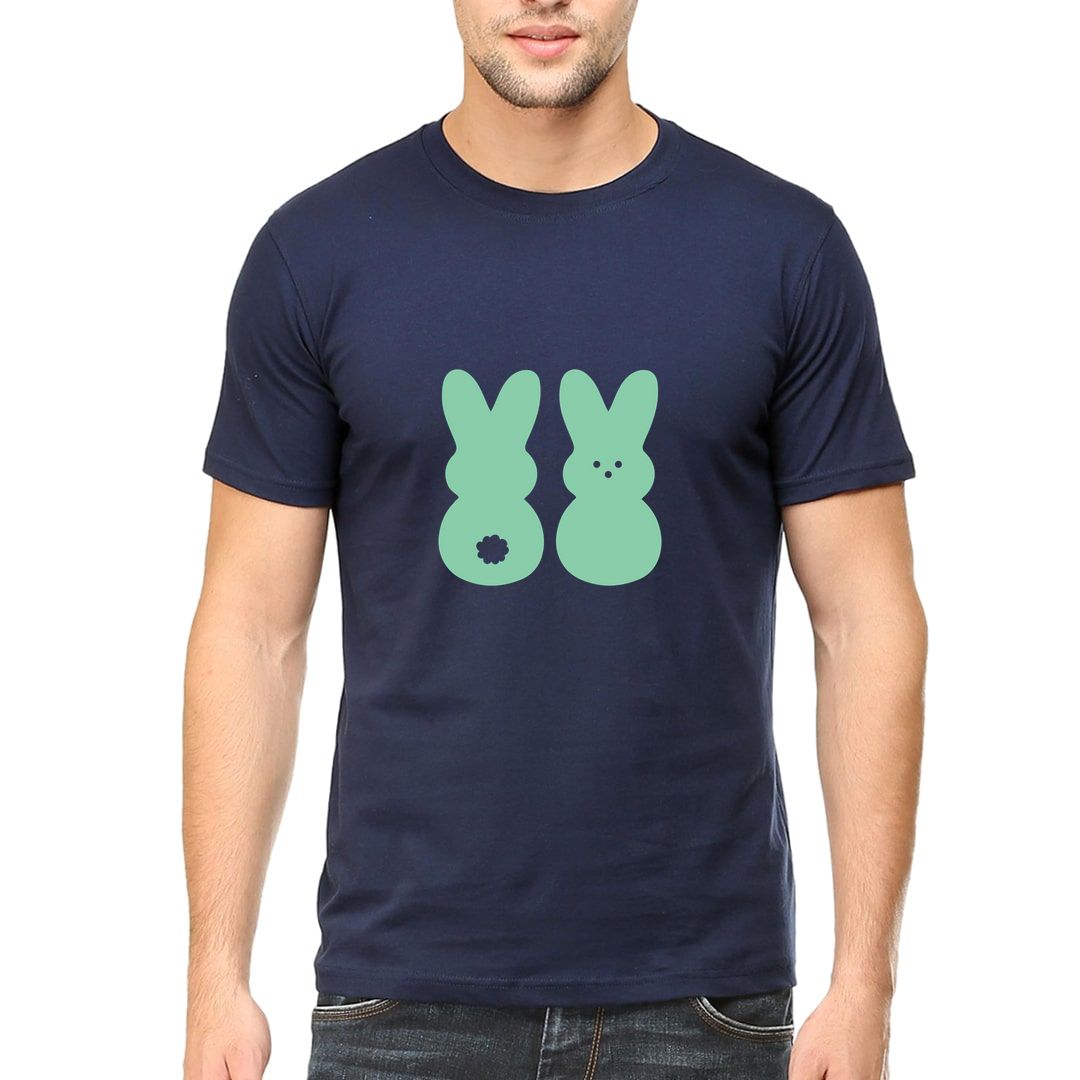 Ad98a6ae Sweet Bunny Men T Shirt Navy Front