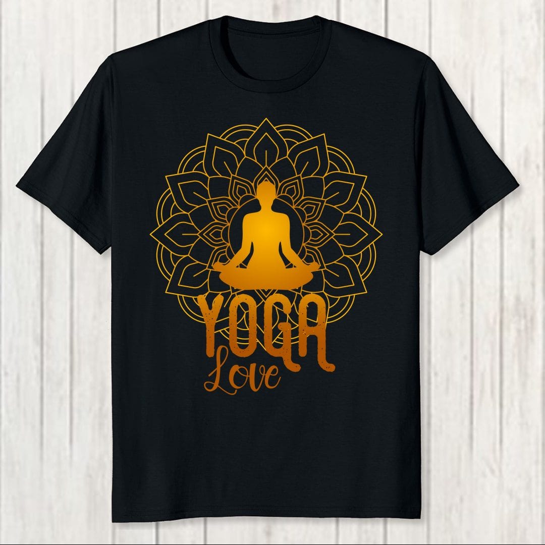 1747d8fb Yoga Love Men T Shirt Black