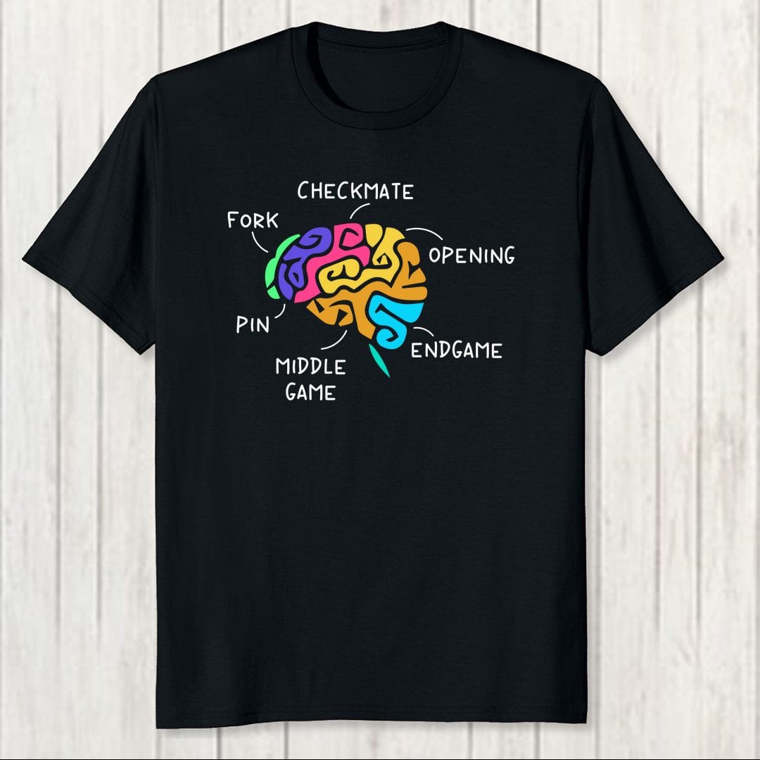 1849a9a4 My Brain On Chess For Chess Players And Enthusiasts Men T Shirt Black