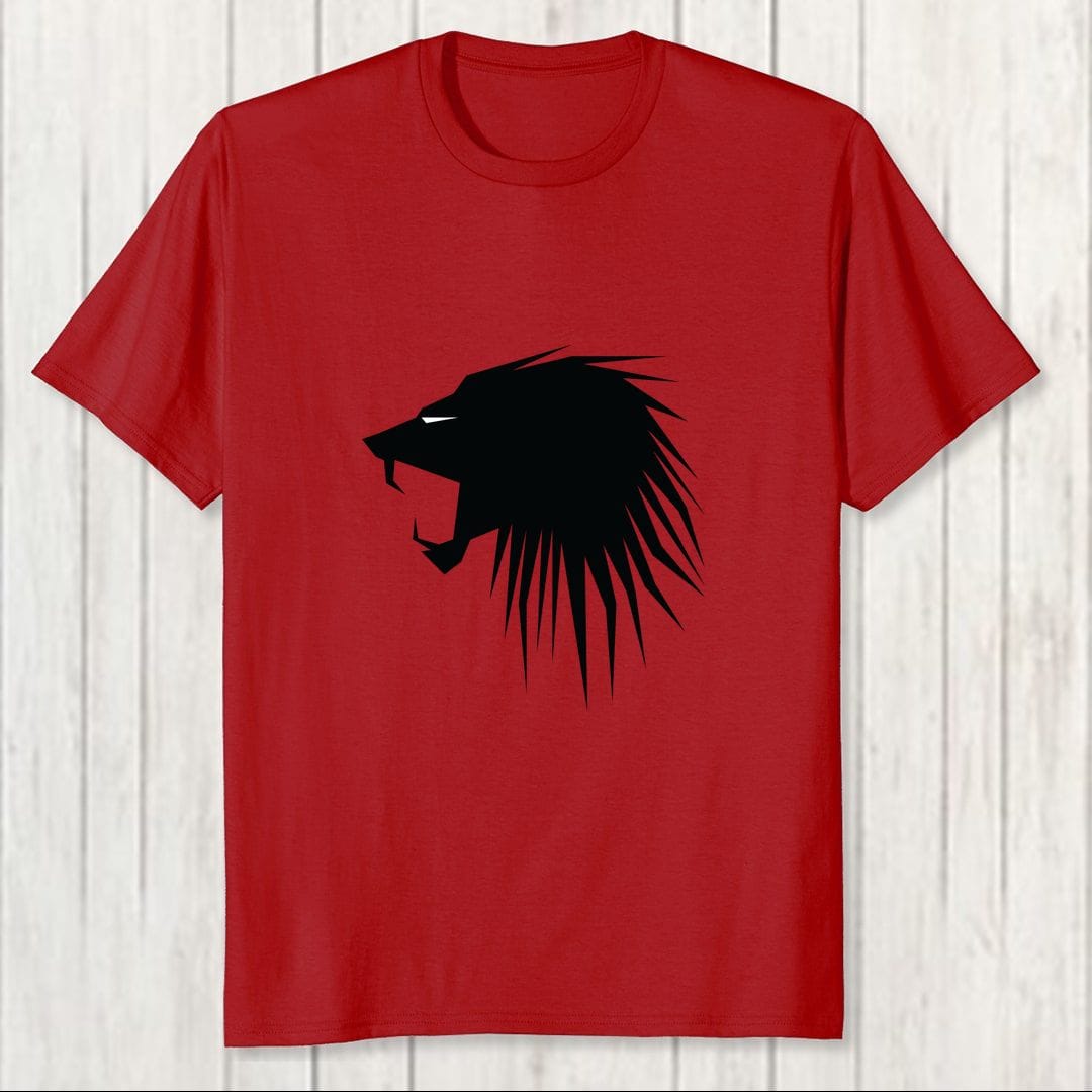 24a7b6ee Lion Men T Shirt 2 Red