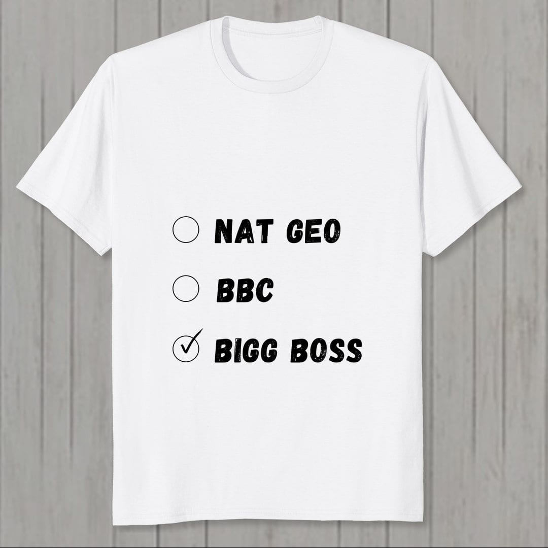 2641ae8f Bigg Boss Men T Shirt White