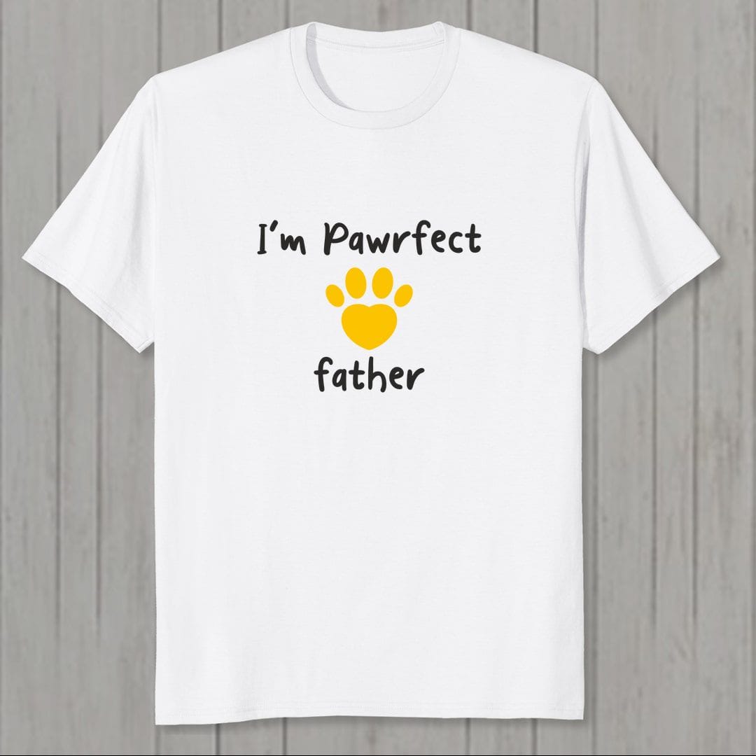 286296b9 Im Pawrfect Father Men T Shirt 2 White