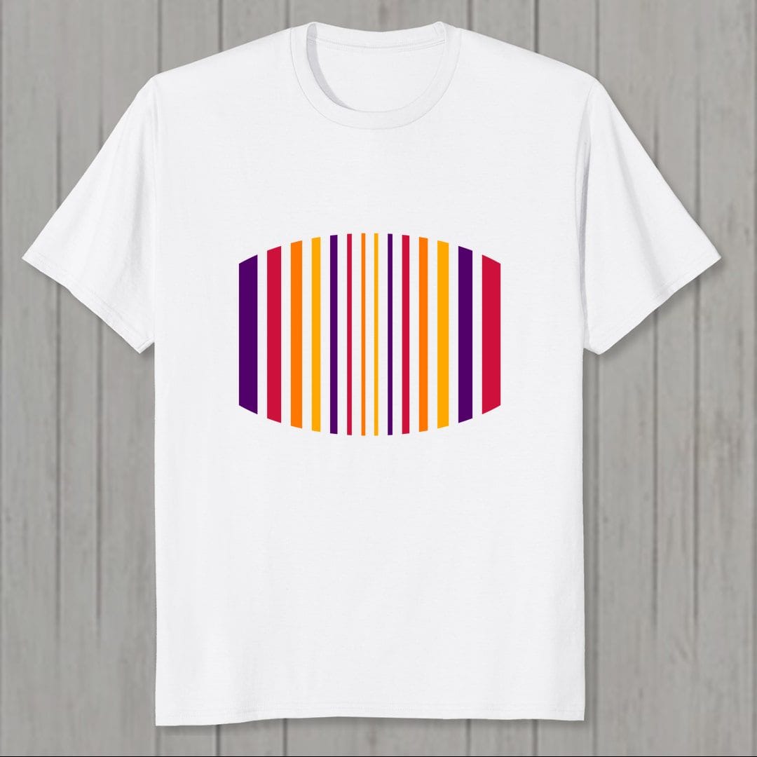 3c0c9045 Colourful Pattern Design Men T Shirt White