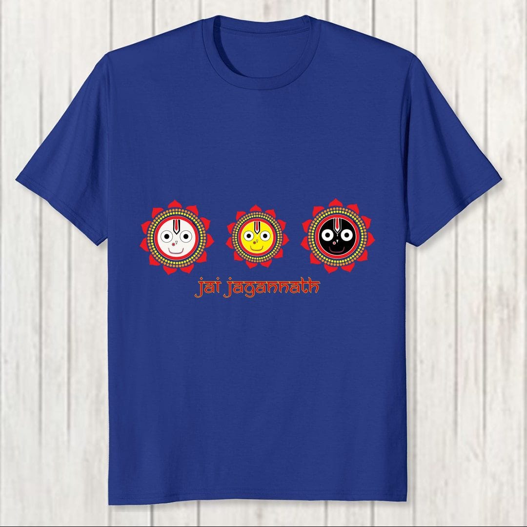 4d57fc6f Jai Jagannath Men T Shirt Royal Blue