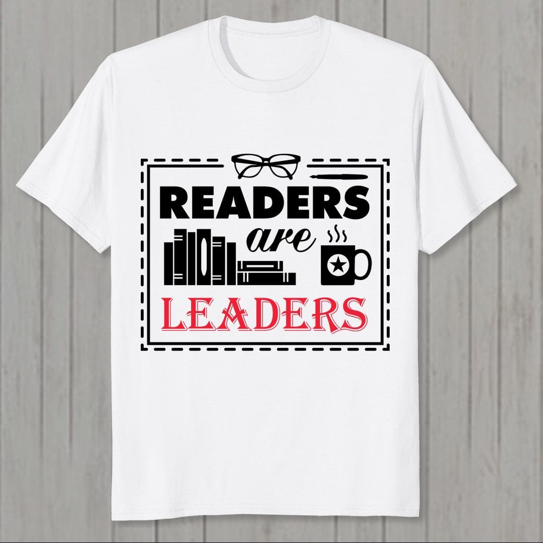 52631976 Readers Are Leaders Men T Shirt White