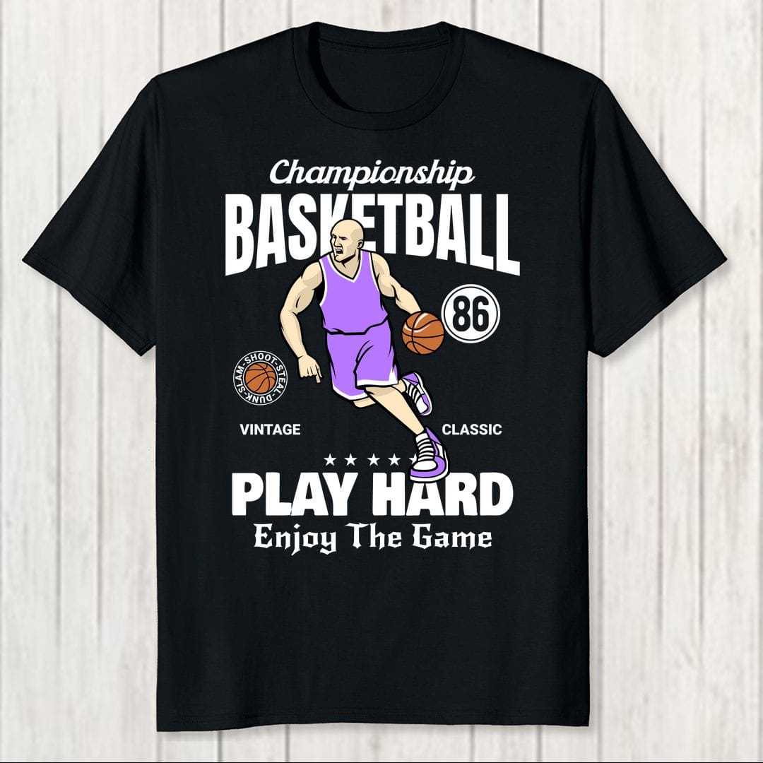 642bb861 Championship Basketball Men T Shirt Black