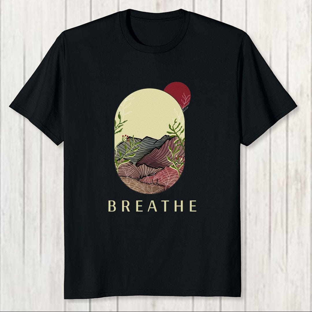 6b81a8c8 Breathe Men T Shirt Black