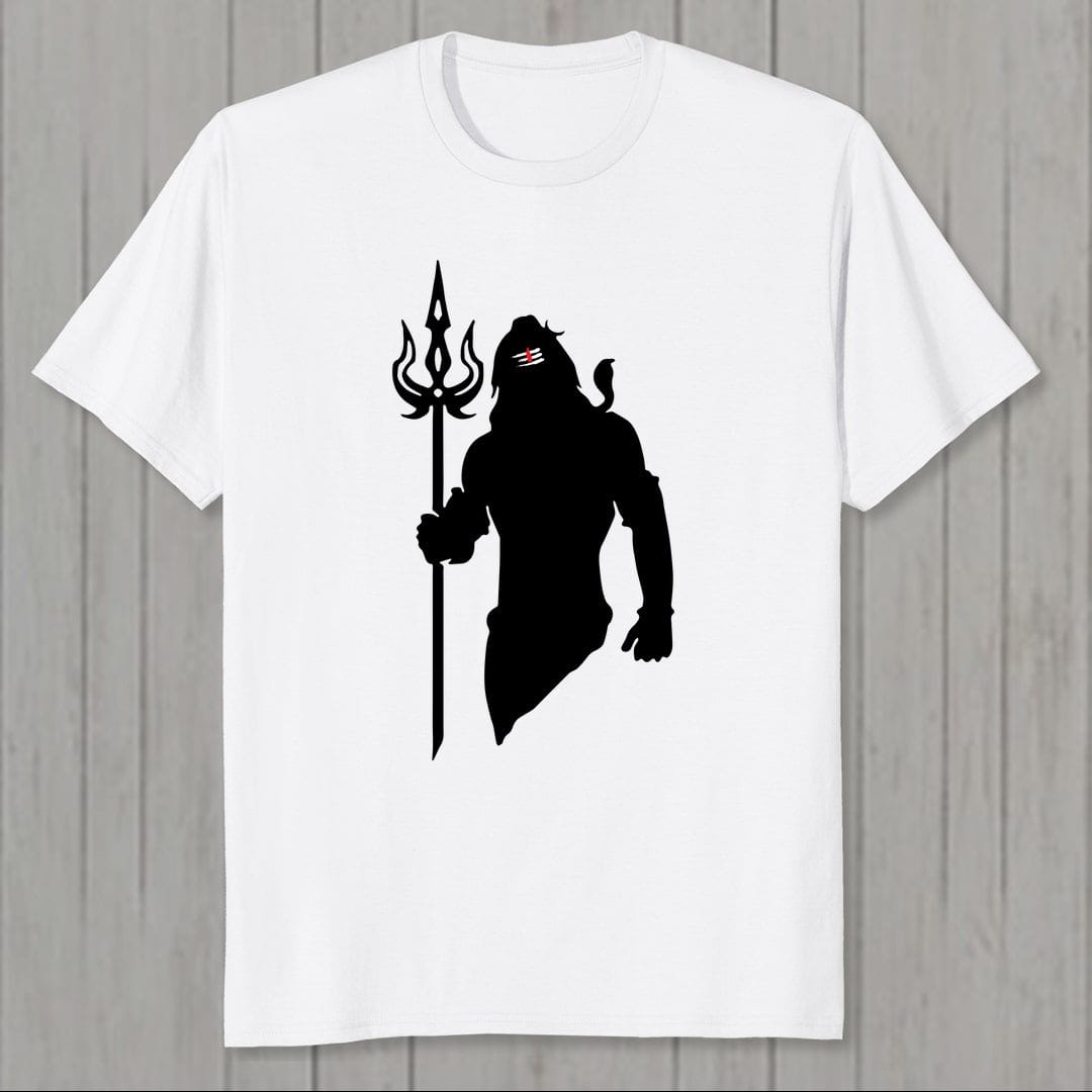 7f49efb8 Shiva Men T Shirt 3 White