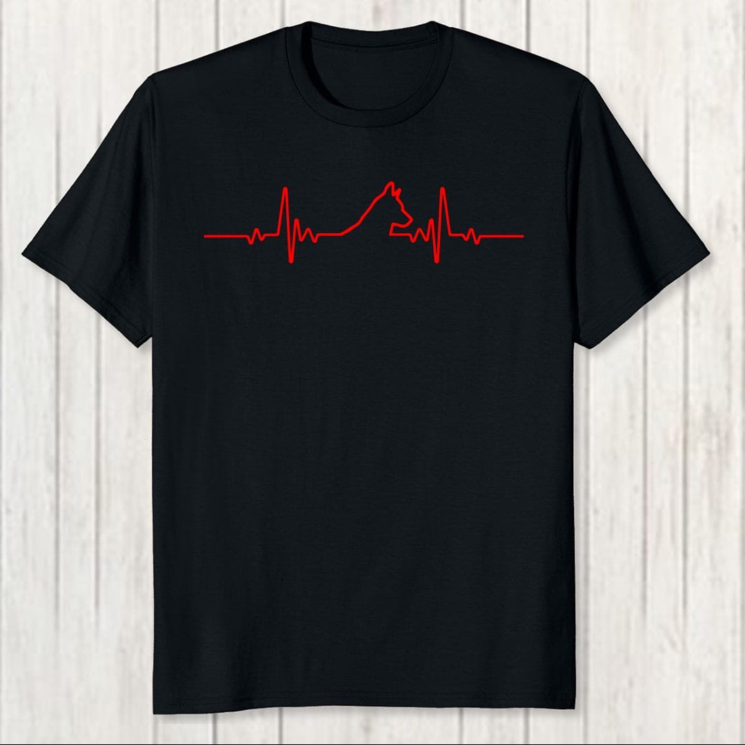 98647ef1 My Heartbeat My Pet Dog Men T Shirt Black