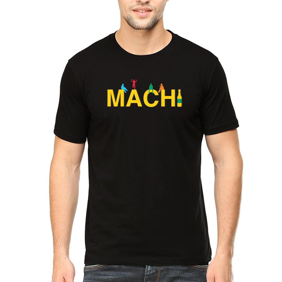 9b845d74 Machi Men T Shirt Black Front