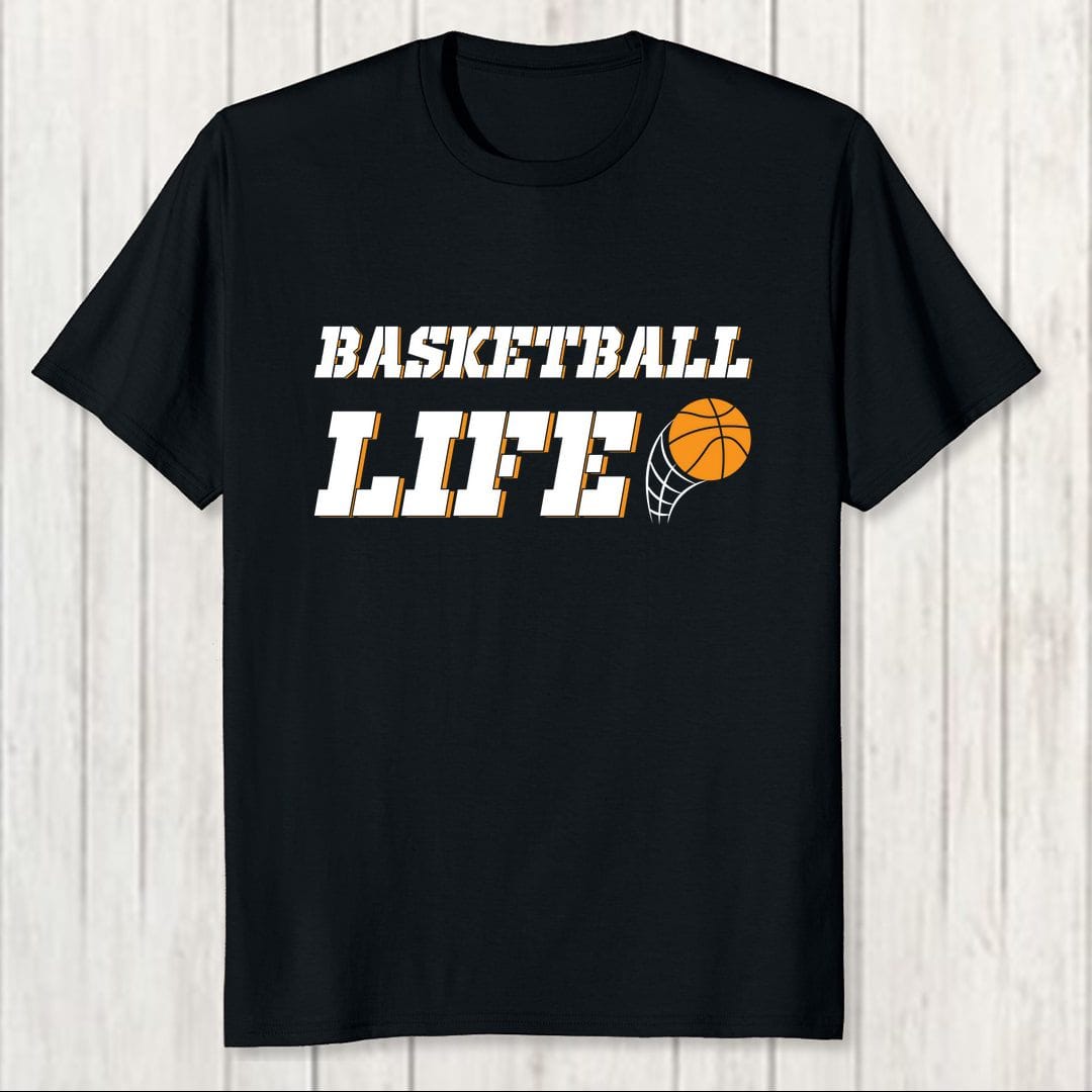 9d4ab68c Basketball Life Men T Shirt Black