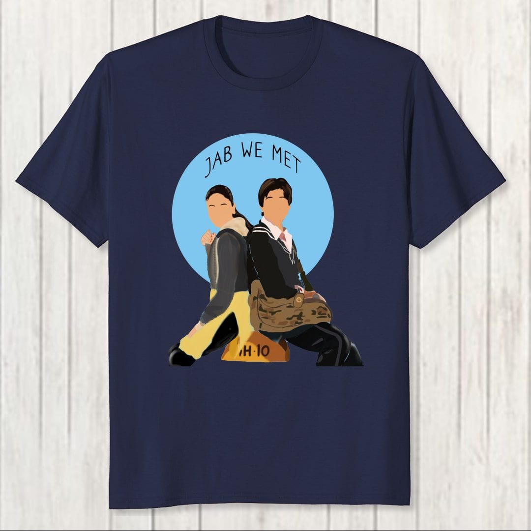 9fa72d0e Jab We Met Men T Shirt Navy