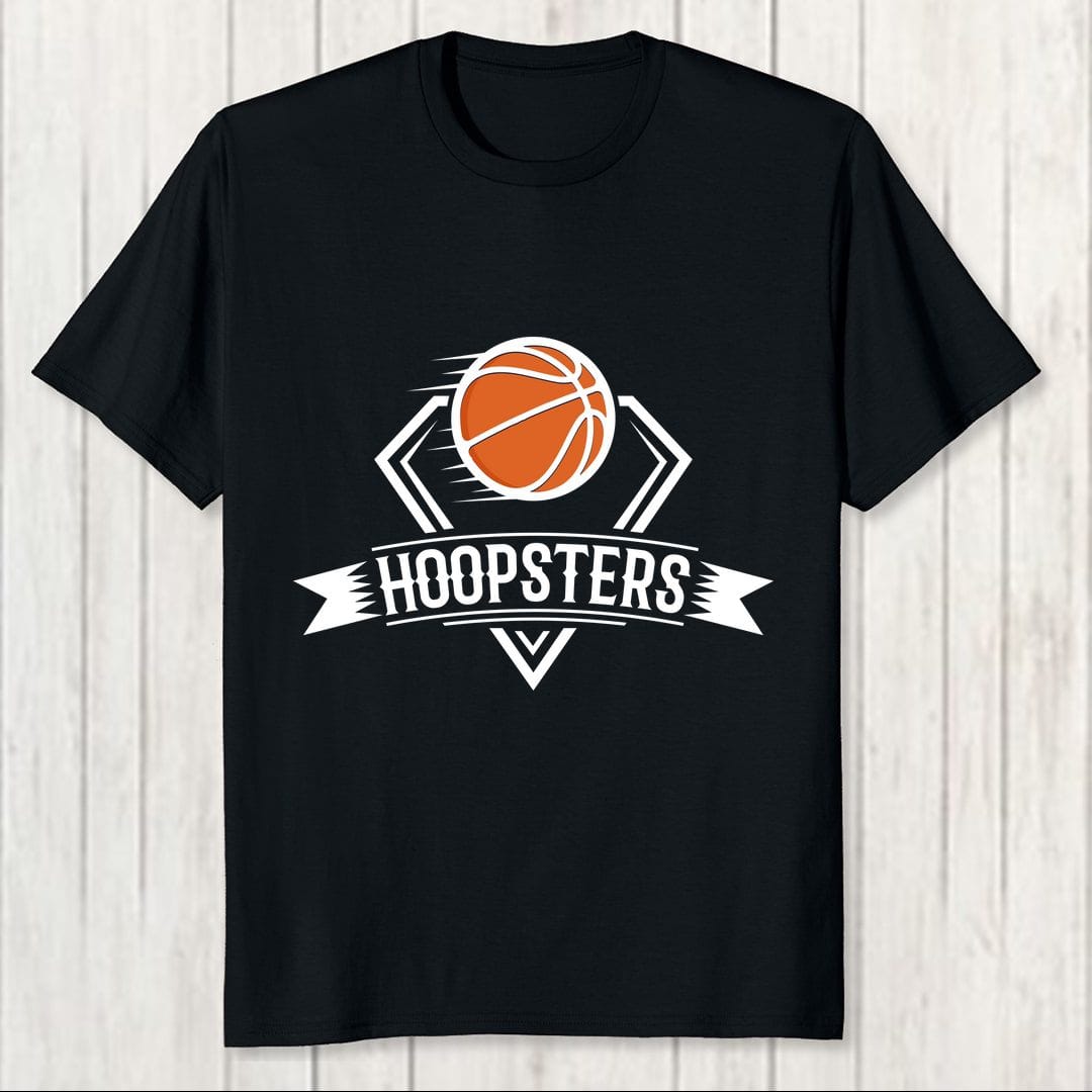 A1cd47c0 Hoopsters For Basketball Lovers Men T Shirt Black