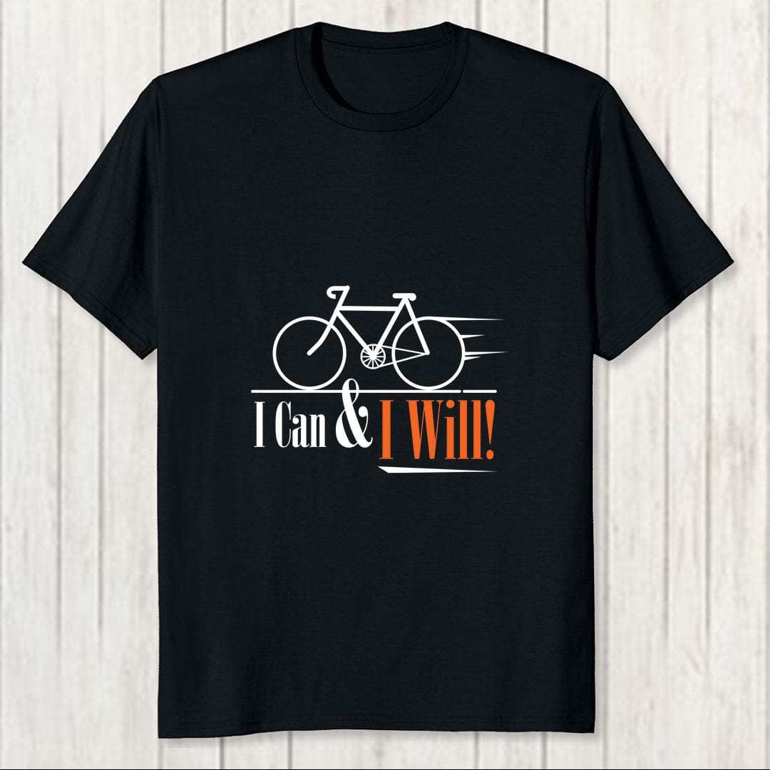 Aa1bdbdf I Can And I Will Men T Shirt Black