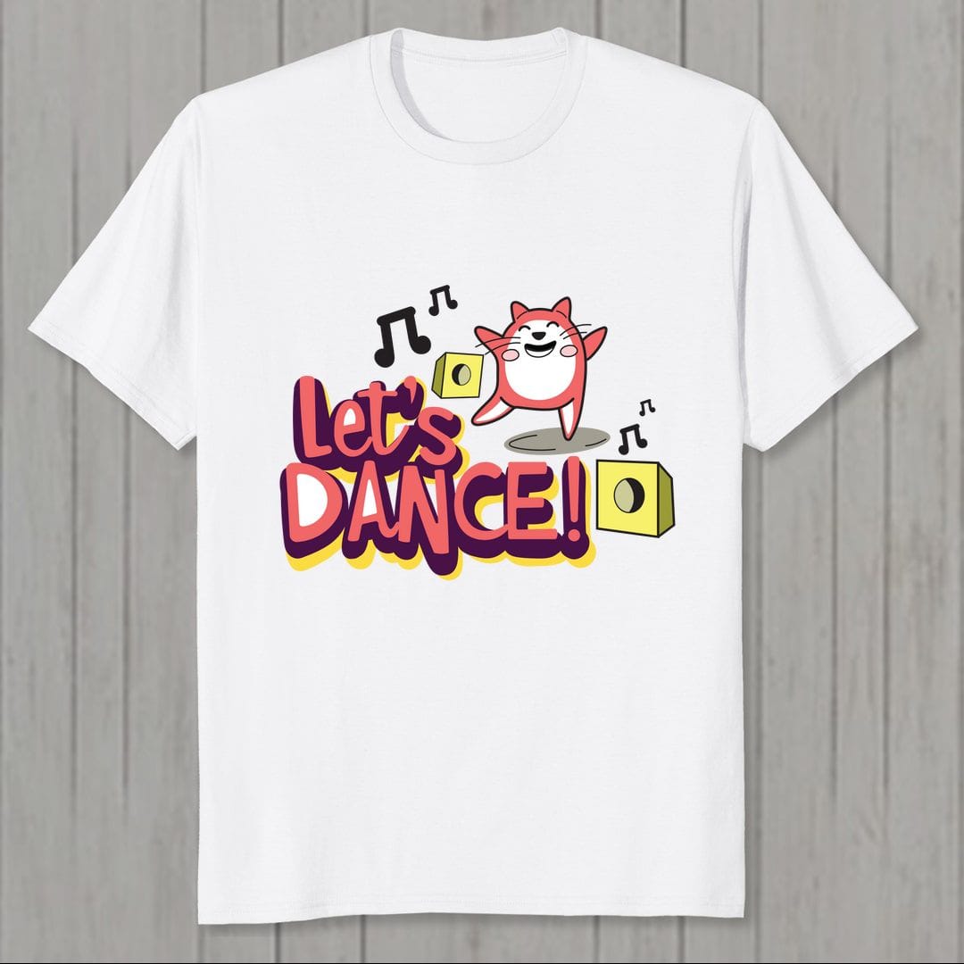 Aaadb5c2 Lets Dance Men T Shirt White