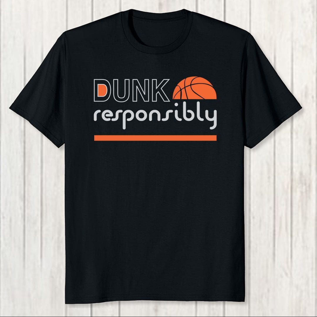 Ba8b61e3 Dunk Responsibly Quirky Basketball Men T Shirt Black