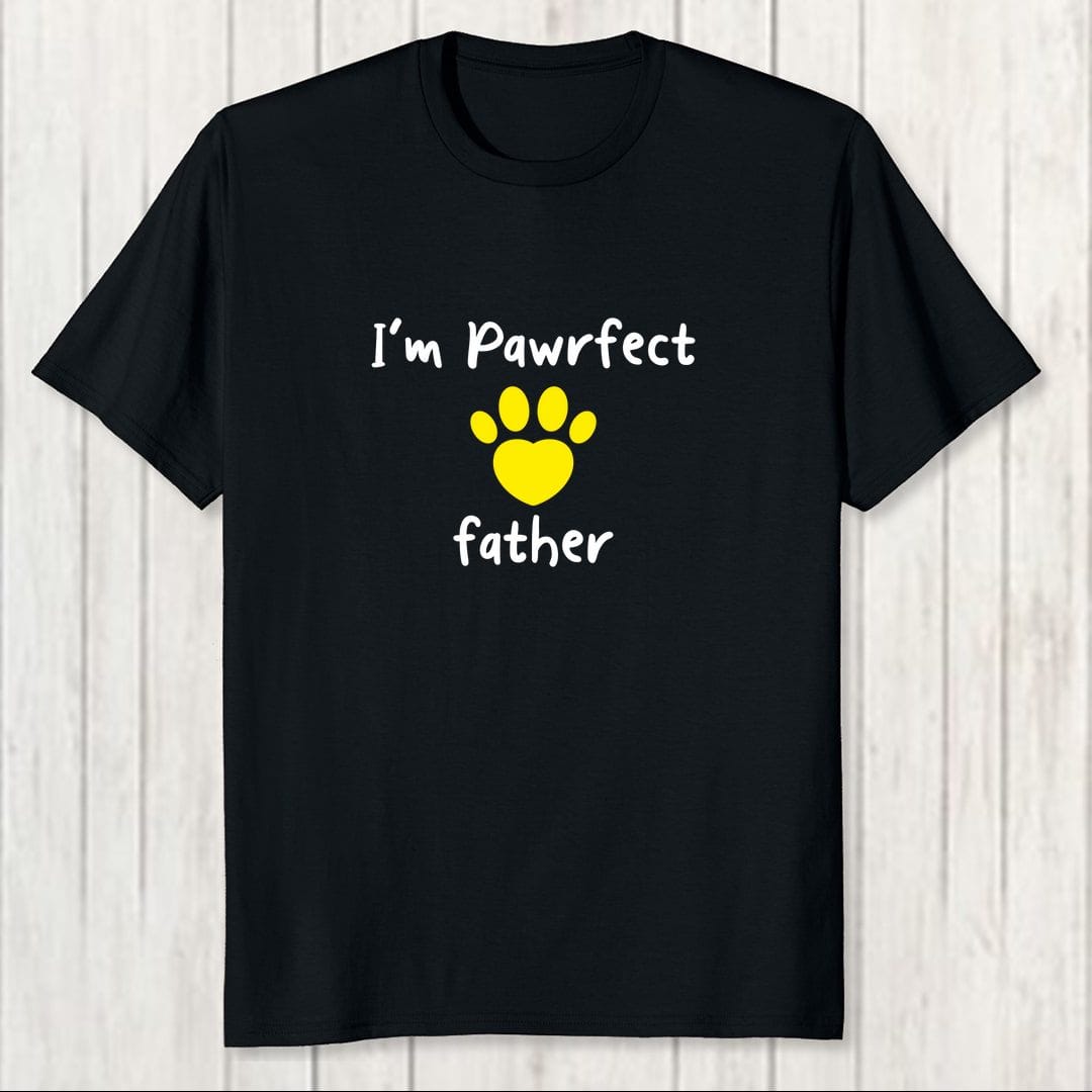 Bdecca37 Im Pawrfect Father Men T Shirt Black