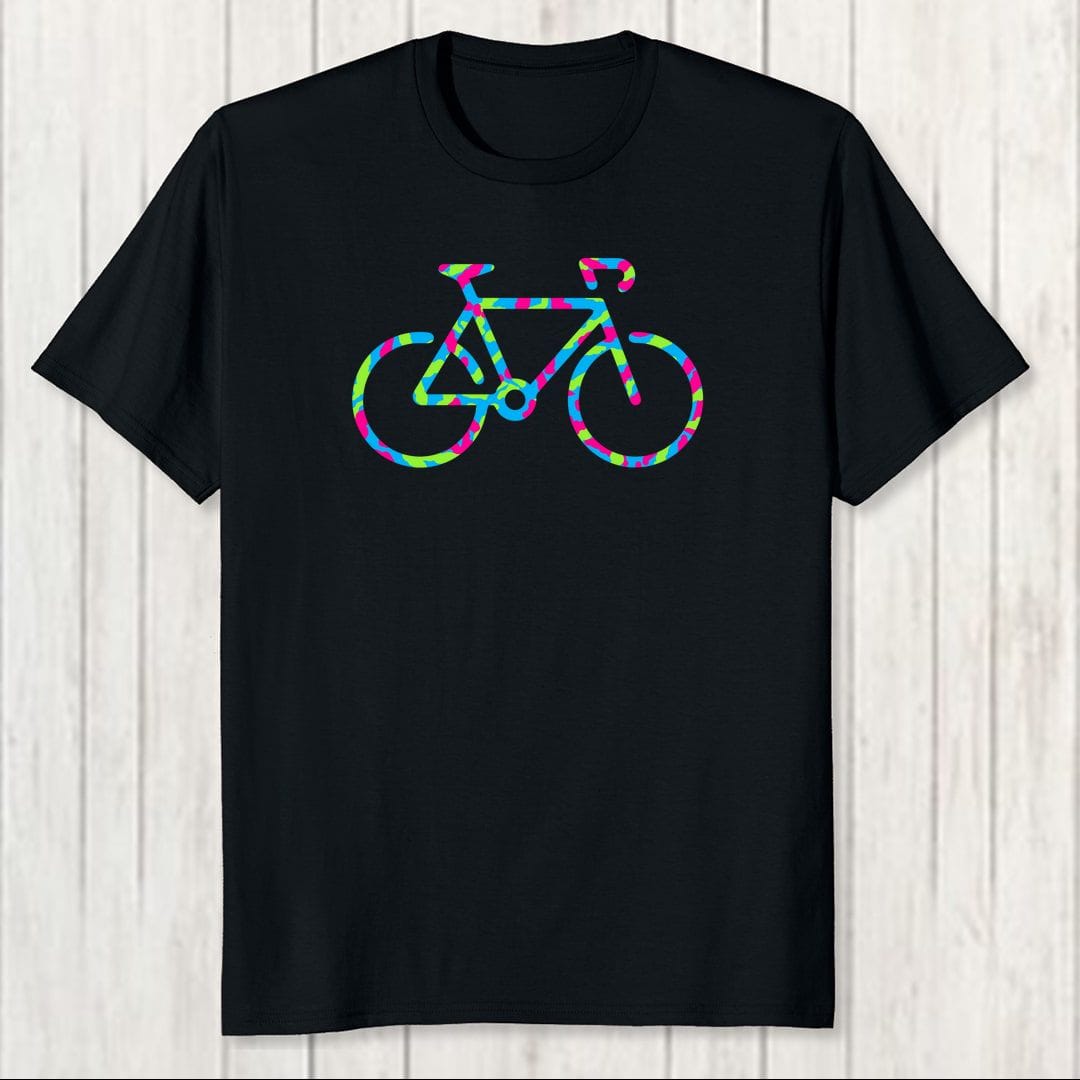 Dea2e0d8 Cycle Colourful Design For Cyclists And Bike Enthusiasts Men T Shirt Black