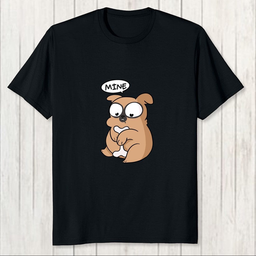 E4985f48 The Mighty Pug Men T Shirt Black