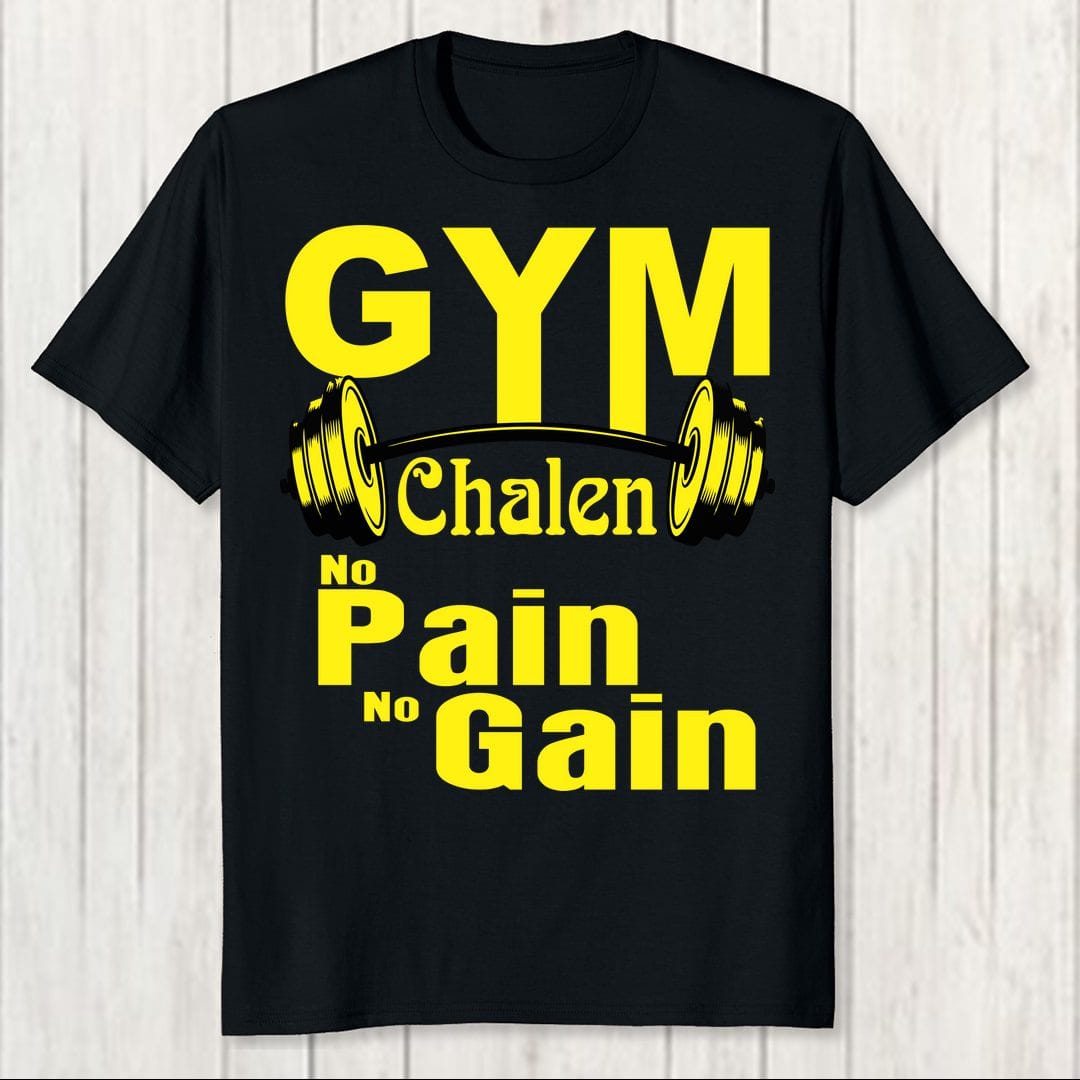 Ec8e087a Gym Chalen Men T Shirt Black