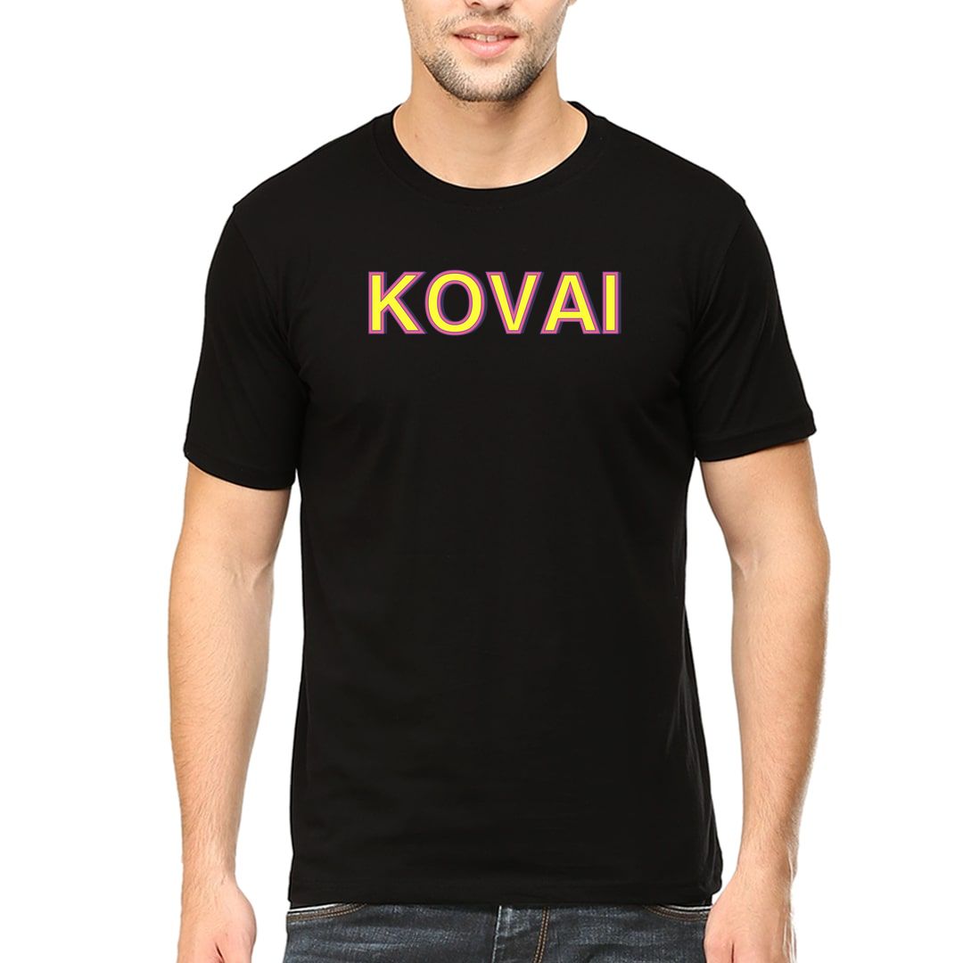 F456178c Kovai Men T Shirt Black Front