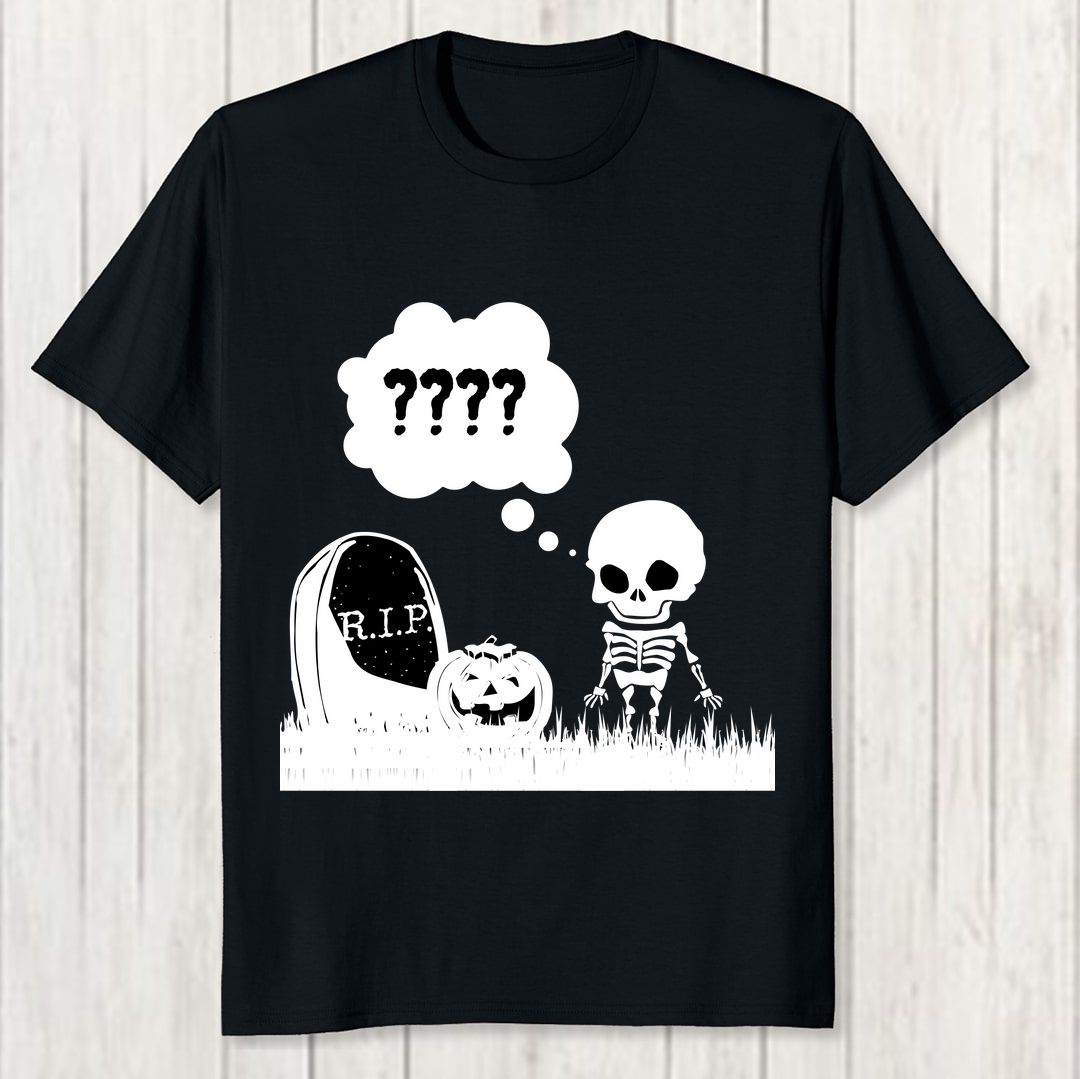 RIP Little Skeleton Unisex T Shirt - Swag Swami