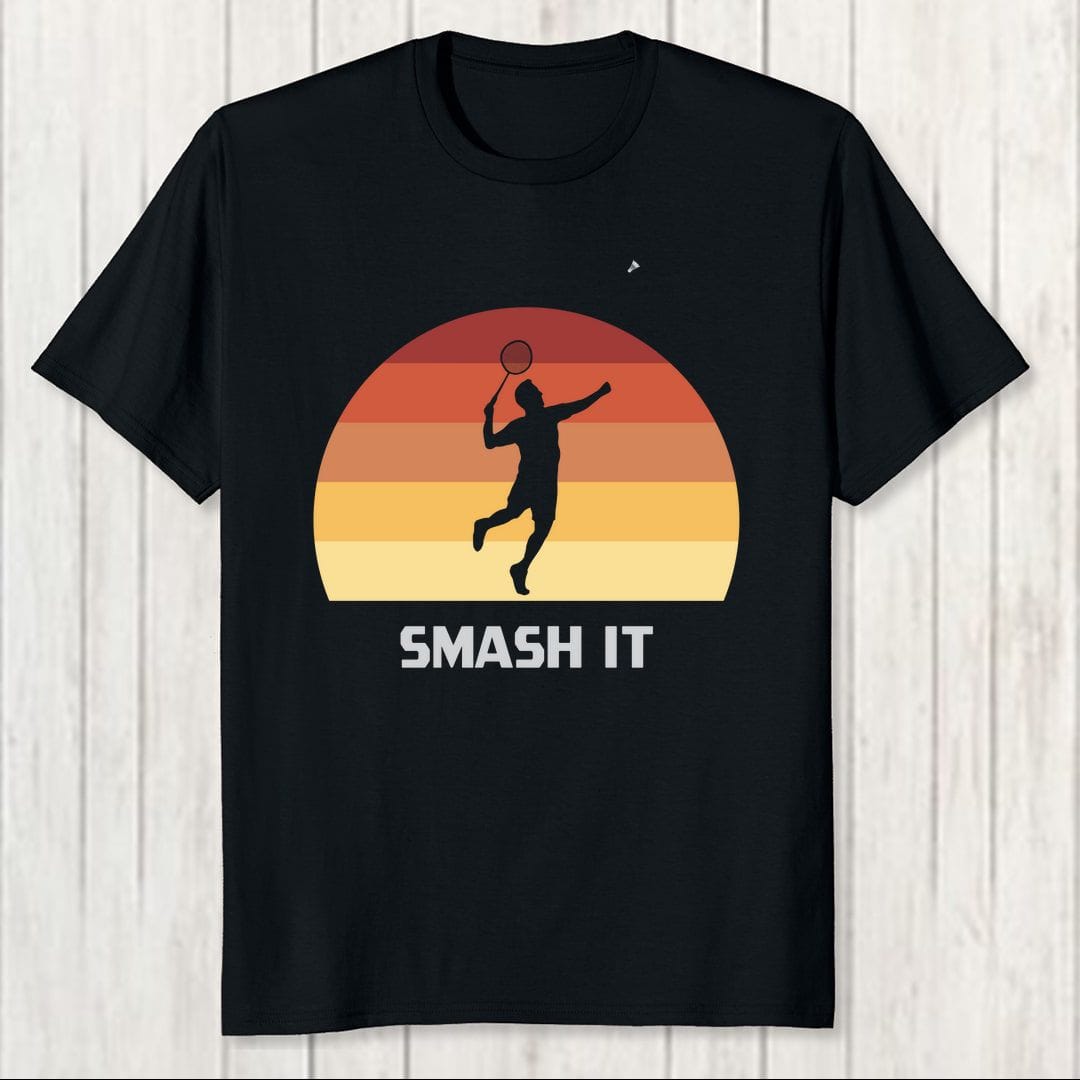 507cba16 Smash It Retro Vintage Style Men T Shirt Black