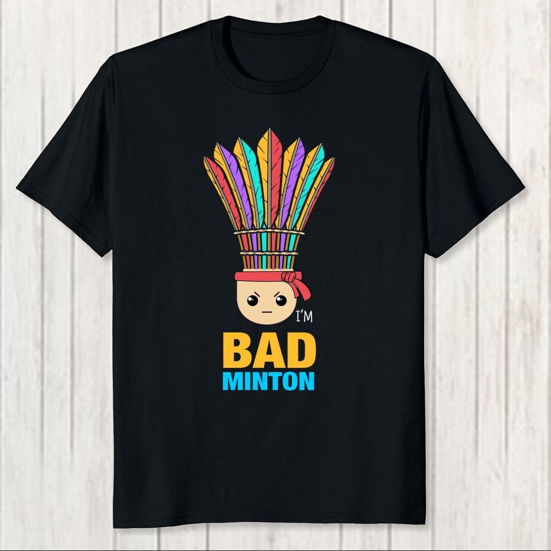 Eeb649f3 Im Badminton Funny T Shirts Men T Shirt Black