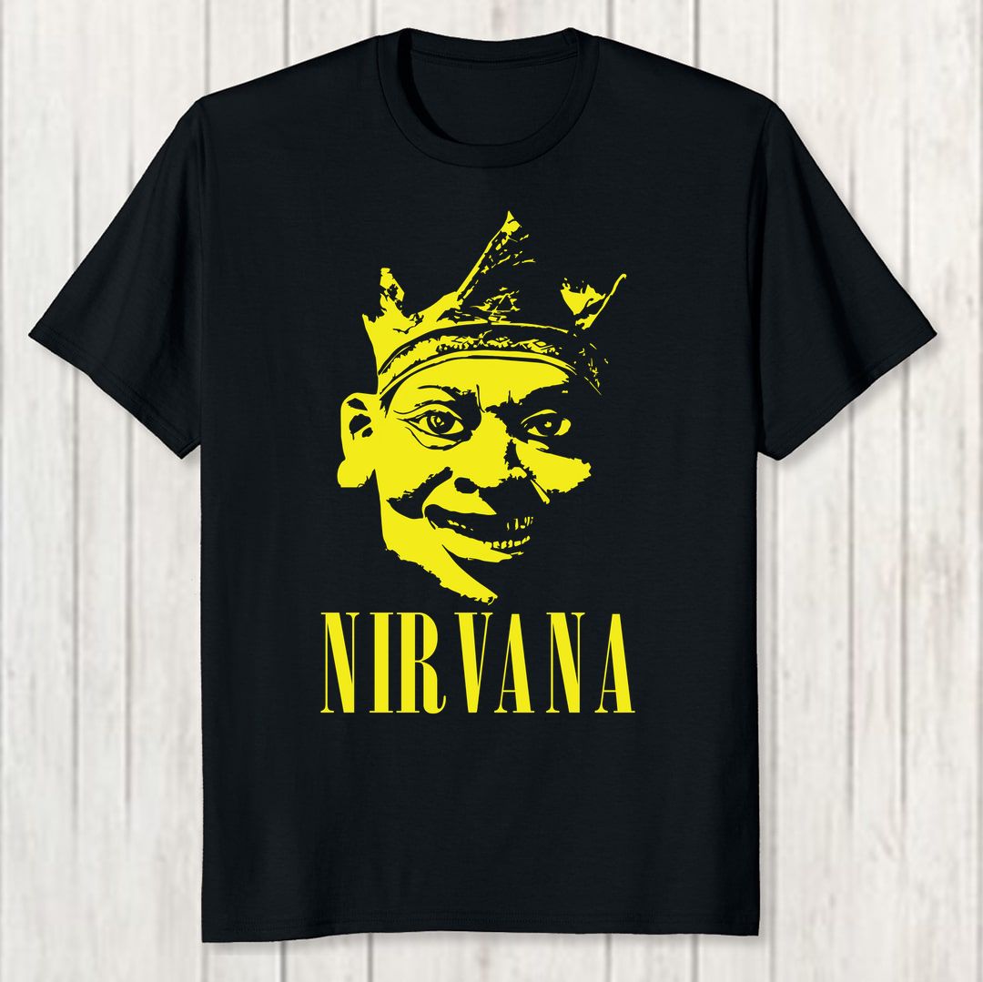 03c9e665 Nirvana Majuli Men T Shirt Black Front New