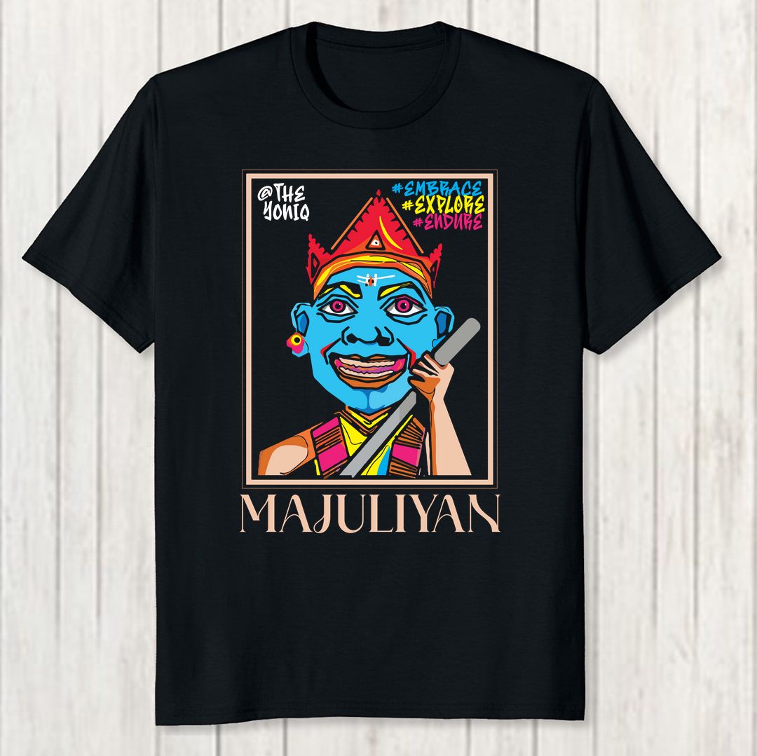 Ac31afa5 The Majuliyan 2.0 Men T Shirt Black Front New