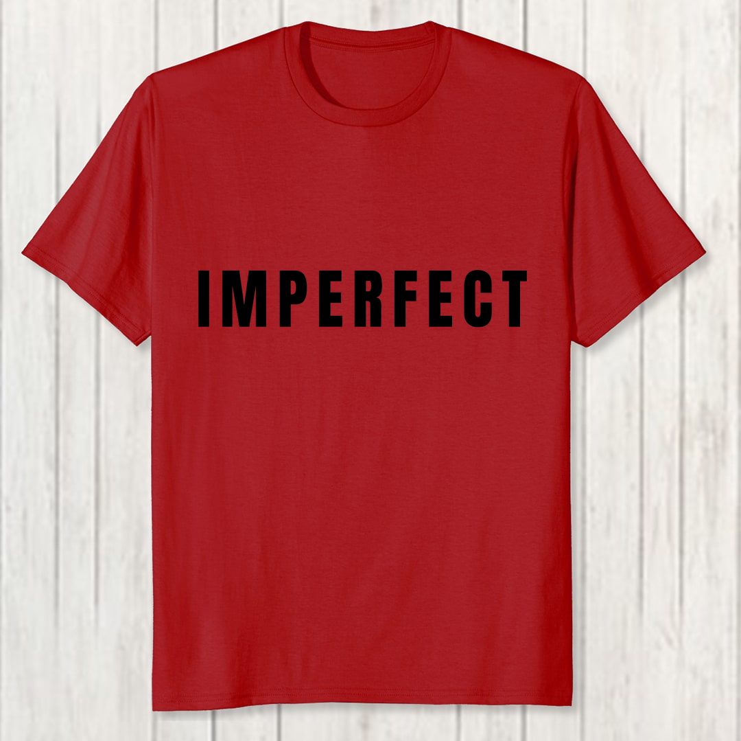 Accd9e38 Imperfect Men T Shirt Red Front New