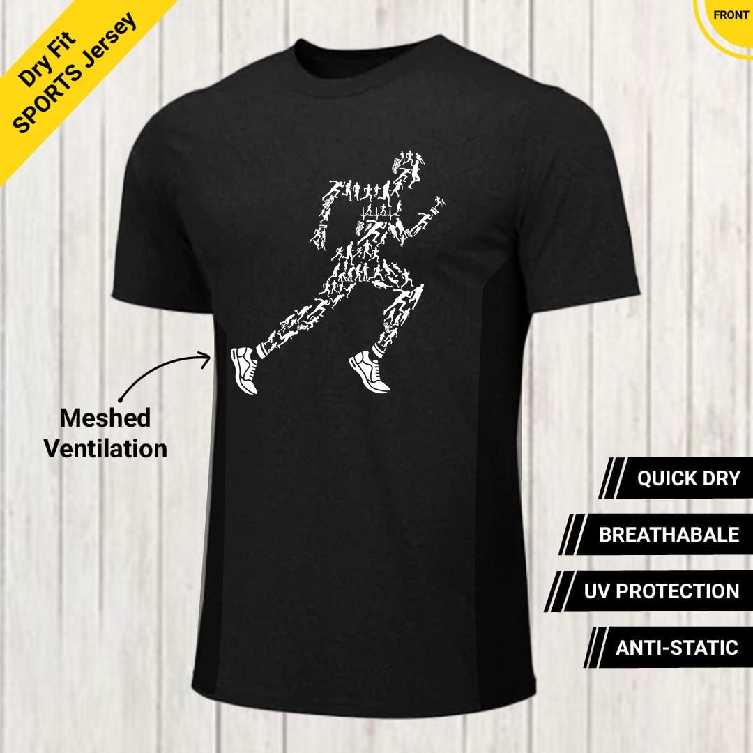 Progress Not Perfection Motivation For Fitness Freaks Dry Fit T