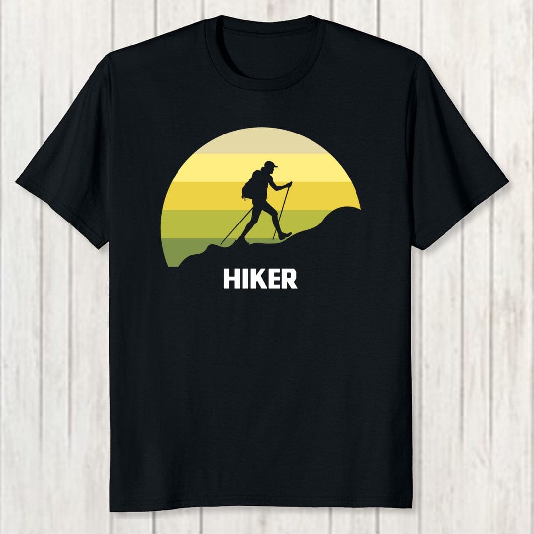 444828c1 Hiker Men T Shirt Black