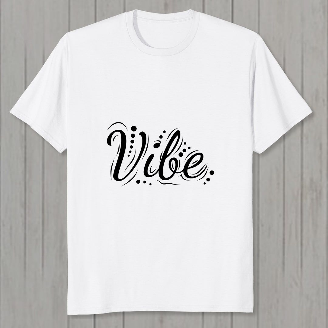 Cf1d8904 Vibe Men T Shirt White Front New