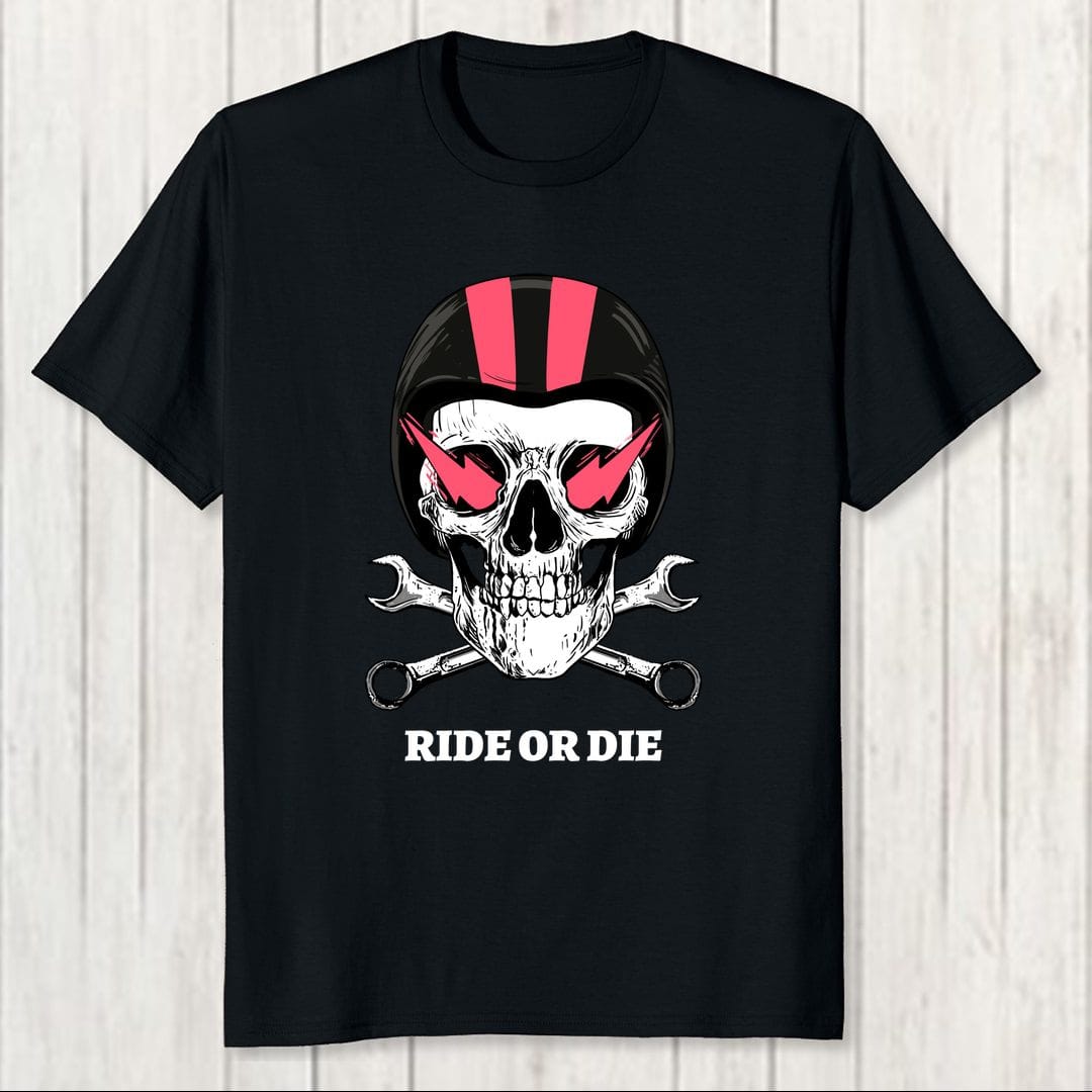 E5d824ce Ride Or Die Men T Shirt 2 Black