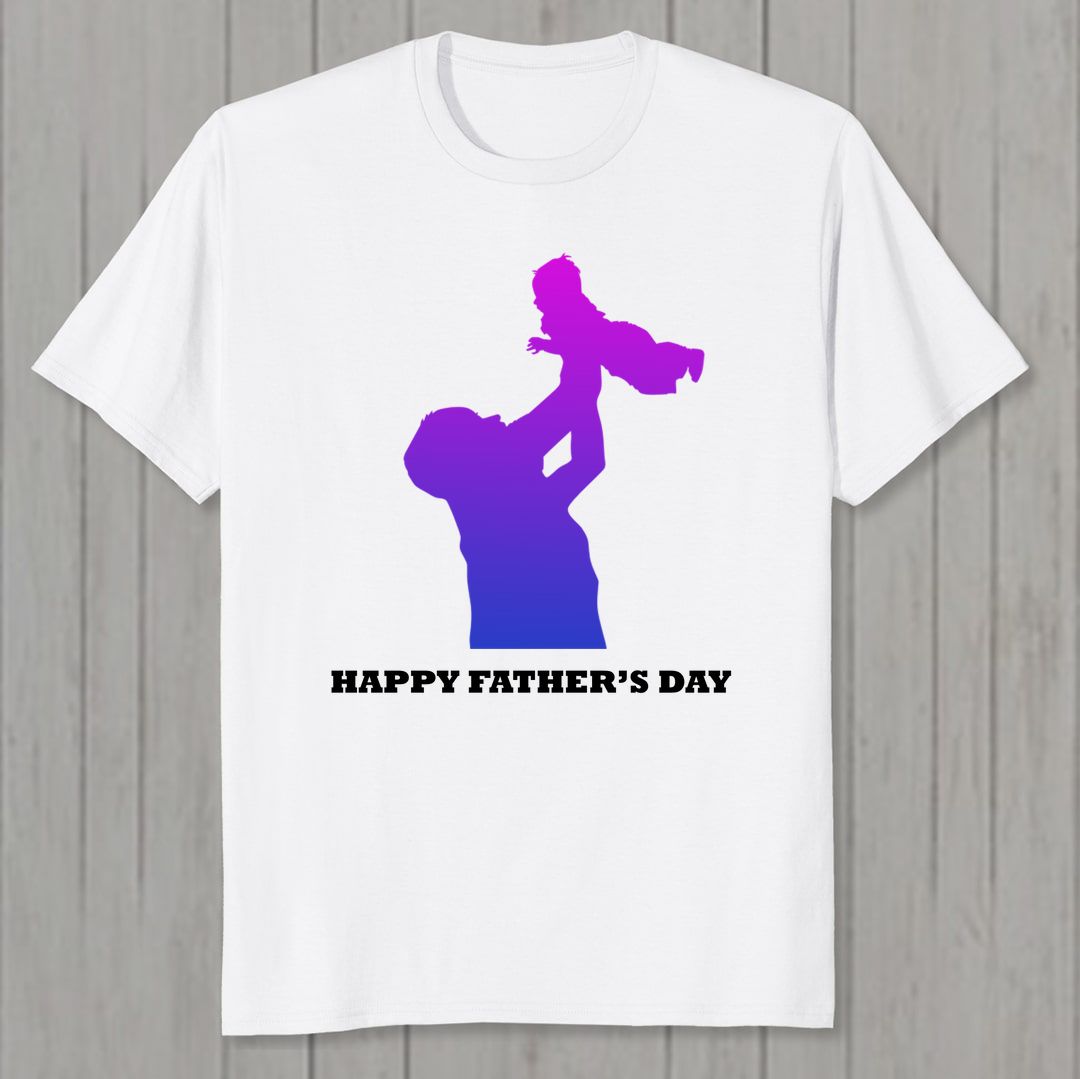 54075be4 Fathers Day Unisex T Shirts Men T Shirt White Front New