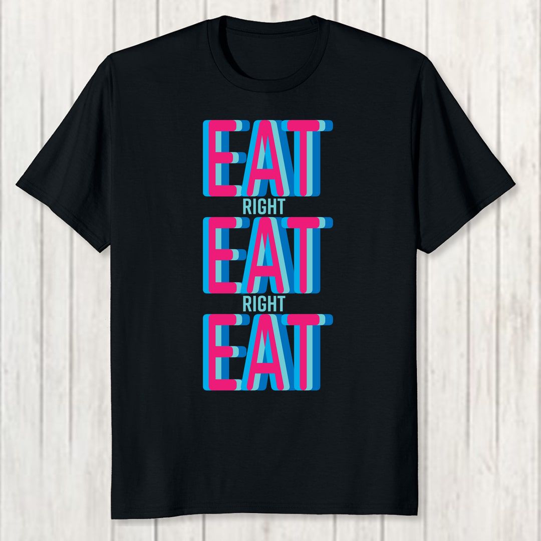7b0fe26c Eat Eat Eat Men T Shirt Black Front New