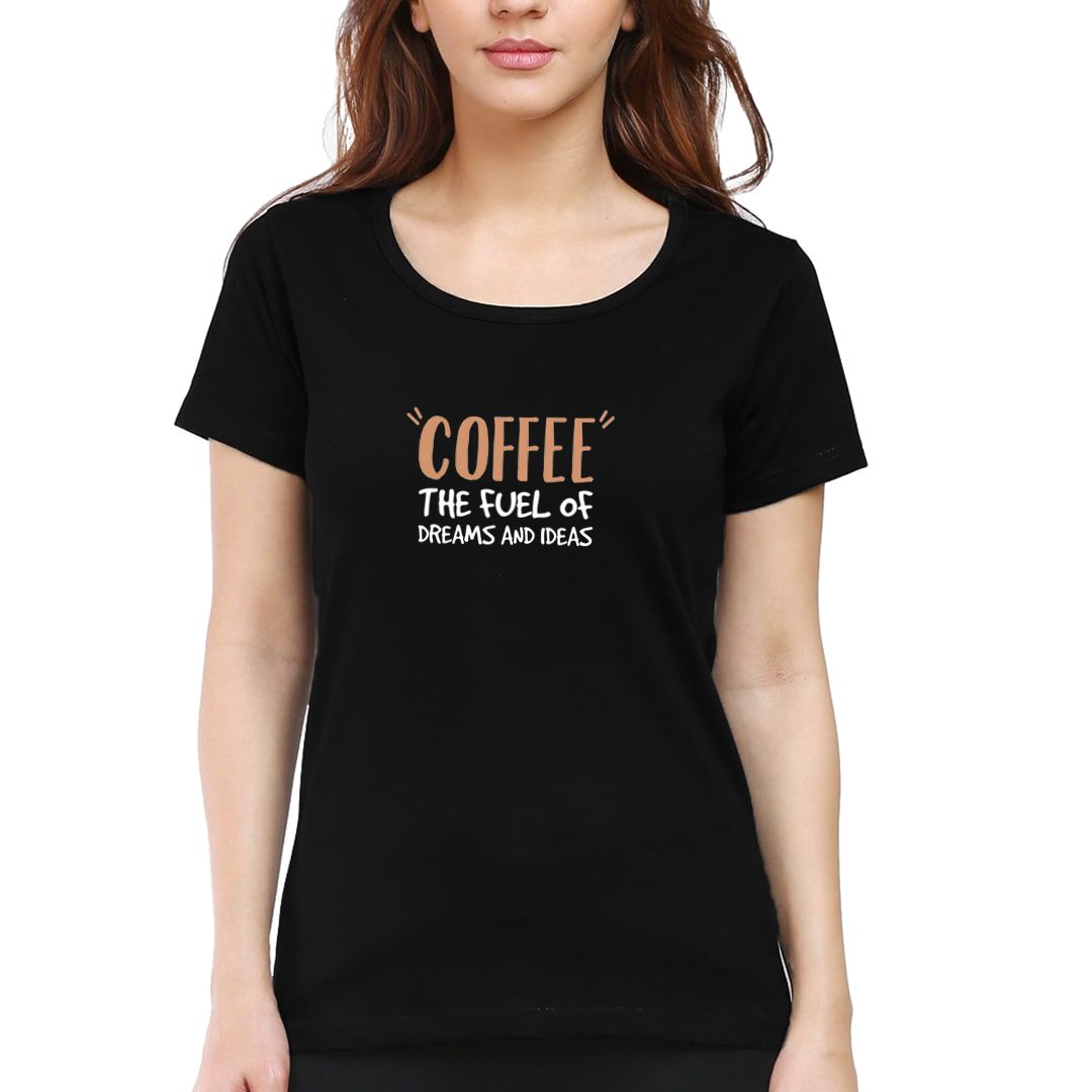 Ede9f919 Coffee Lover Women T Shirt Black Front