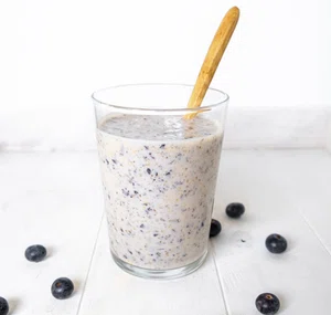 Probiotic blueberry smoothie