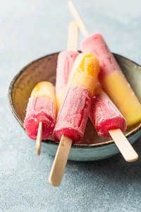 Fruity yoghurt ice lollies