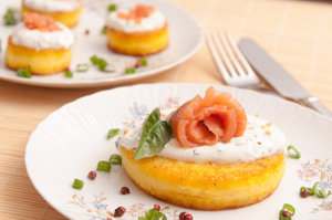 Polenta medallions