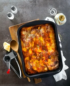 Aubergine lasagne