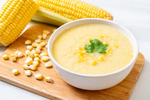 Sweet corn soup