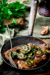 Mushroom scaloppine