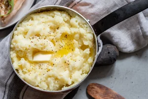 Franse knolselderij aardappelpuree