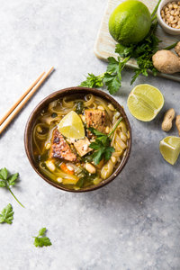 Miso tempeh soup