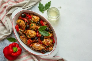 FODMAP friendly chicken cacciatore