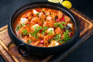 Spanish seafood soup