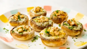 Cheese stuffed mushrooms